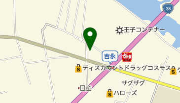 アカザワフーズの地図画像