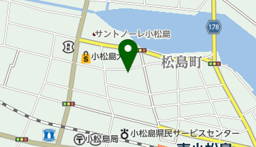 つちはし化粧品店の地図画像