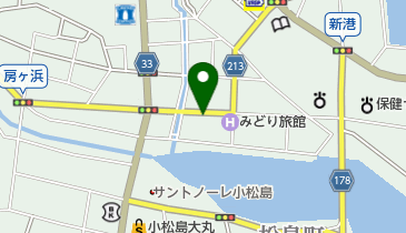 GetHouseニューいせや小松島店 呼出用の地図画像