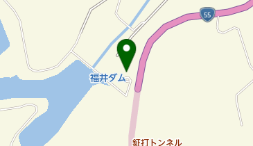 徳島県福井ダム管理所の地図画像