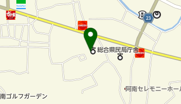 徳島県南部総合県民局 阿南庁舎 地域創生部 総務企画担当の地図画像