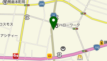 阿波舗道株式会社の地図画像