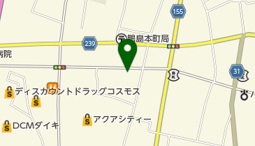 有限会社四国補聴器センター吉野川店の地図画像
