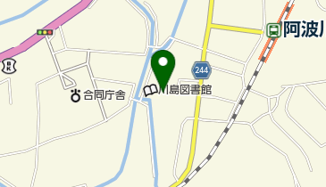 吉野川市 川島公民館の地図画像