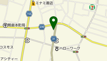 米田自転車店の地図画像