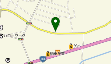 四国木工ふとん部の地図画像