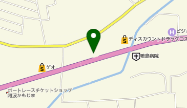 メガネ本舗鴨島店の地図画像