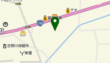 天吉うどん鴨島店の地図画像