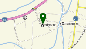 徳島県吉野川合同庁舎 東部県税局吉野川庁舎 総務の地図画像