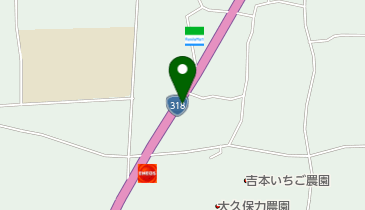 中内農園ぶどう直売所の地図画像