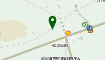 美容室髪ふうせんの地図画像