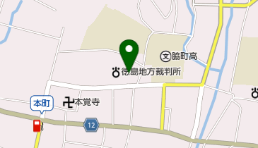 美馬市商工会の地図画像
