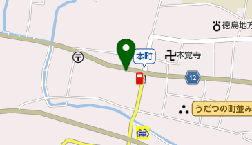 1000円カットのシルク脇町店の地図画像