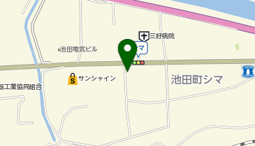 シャンソン化粧品阿波池田営業所の地図画像