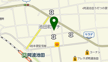 中川食料品店の地図画像