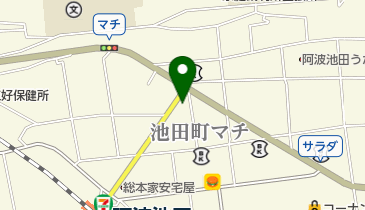 ヘアーサロンホワイトの地図画像