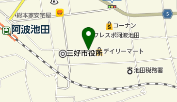 四国労働金庫池田支店の地図画像