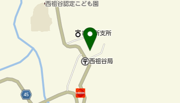 徳島県西部総合県民局 三好庁舎 県土整備部 西祖谷詰所の地図画像