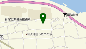 徳島県西部総合県民局 三好庁舎 地域創生部 県民生活・総務担当の地図画像