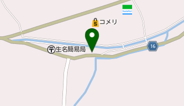 竹林食料品店の地図画像