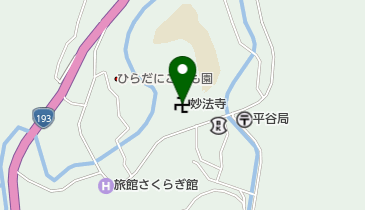 妙法寺の地図画像