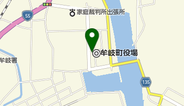 勝浦花かつを店の地図画像