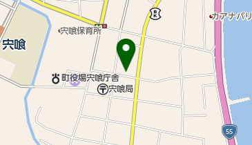 岡洋品店の地図画像