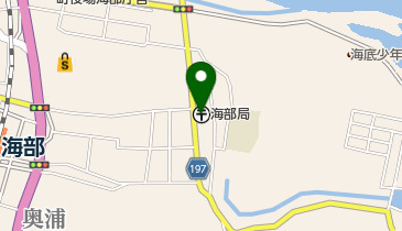 海部郵便局の地図画像