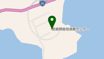 徳島県水産振興公害対策基金加島事業場の地図画像