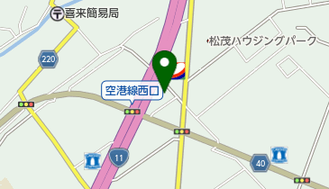 山のせたらいうどん松茂店の地図画像