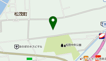 松茂町役場 学校給食センターの地図画像