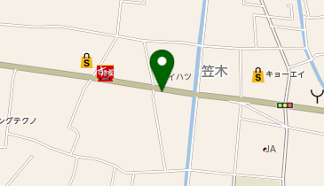 アザレ笠木店の地図画像