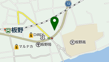 次本米穀店の地図画像