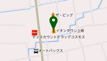 新洗蔵ザ・ビッグ上板店の地図画像