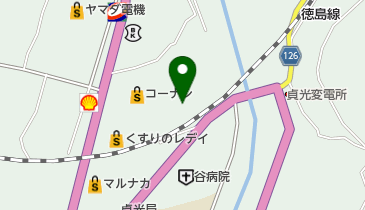 コンフォール貞光の地図画像