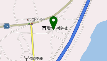 八幡神社社務所の地図画像