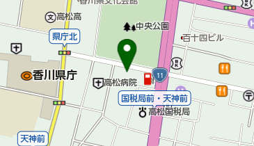 しなのや椅子店の地図画像