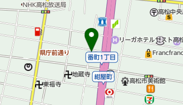 岩部保多織本舗の地図画像