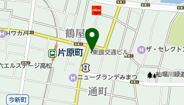 東讃交通株式会社介護タクシー部・ひまわり介護サービス高松の地図画像