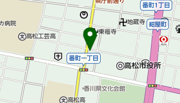 横井石油株式会社高松営業所の地図画像