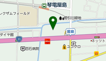 株式会社ヤマウチ 屋島給油所の地図画像