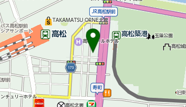 アデランス高松の地図画像