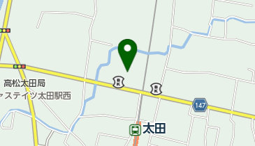 県住太田団地集会場の地図画像