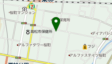 高松高等予備校 楠上寮の地図画像