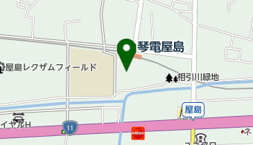 香川大学 男子寮の地図画像