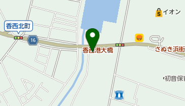 香西漁協の地図画像