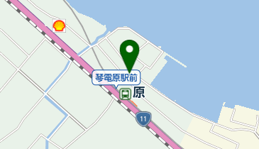 牟礼漁協の地図画像