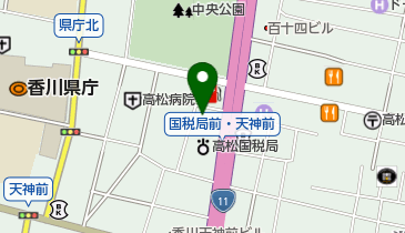 四国国税労働組合の地図画像