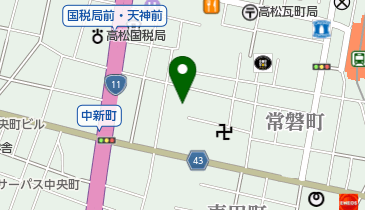 二川化粧品店の地図画像