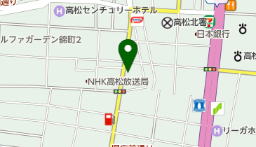 株式会社竹中工務店 四国支店の地図画像